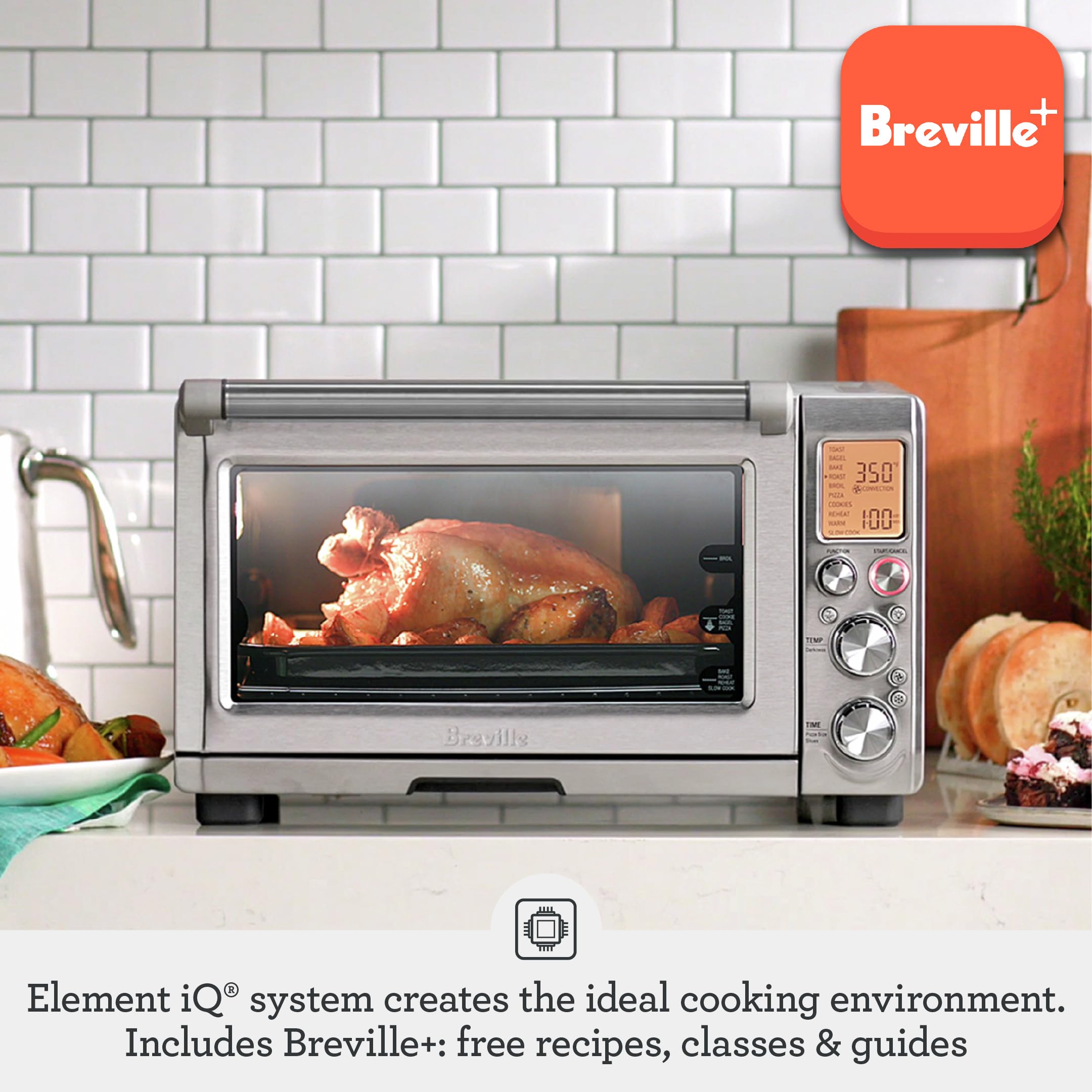 Breville Breville BOV845BSS Smart Oven Pro Countertop Oven, Brushed St — Design and materials in detail