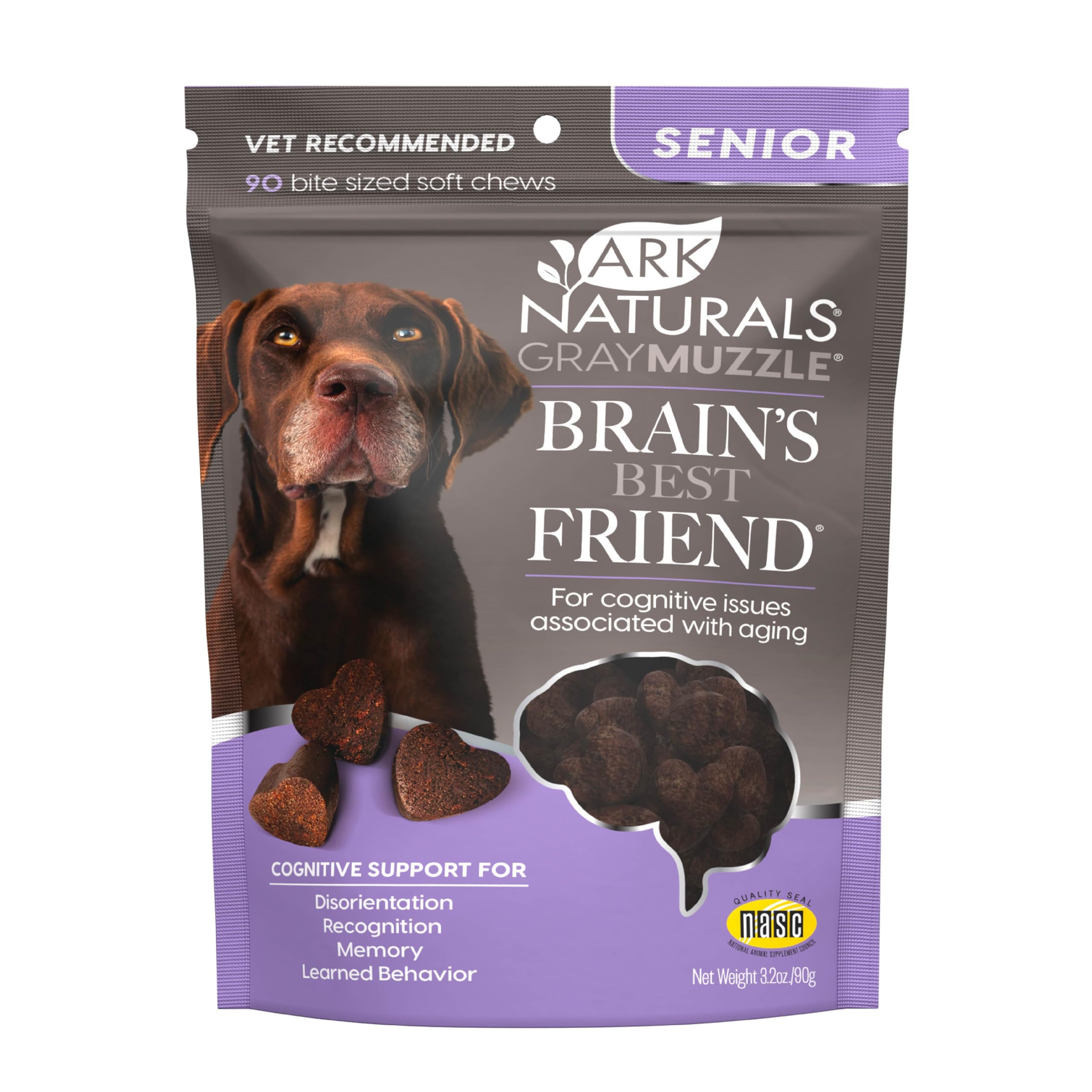 Ark Naturals Gray Muzzle Brain's Best Friend Vet Recommended Soft Chew — Our hands-on testing setup for how to clean a countertop 