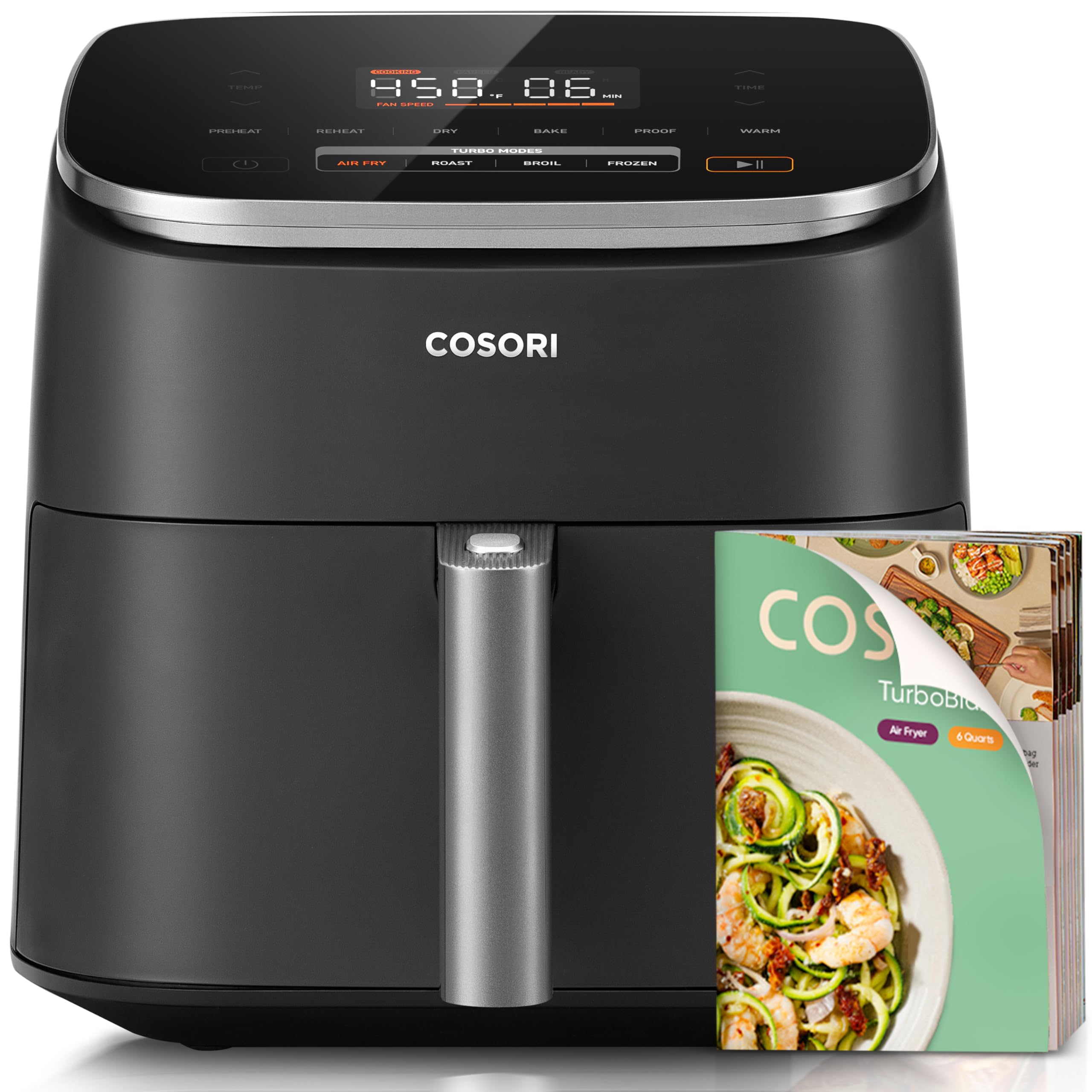 Cosori 9-in-1 TurboBlaze Air Fryer 6 Qt, PFAS-Free Ceramic Coating, 90 — Side-by-side comparison of top picks in this category