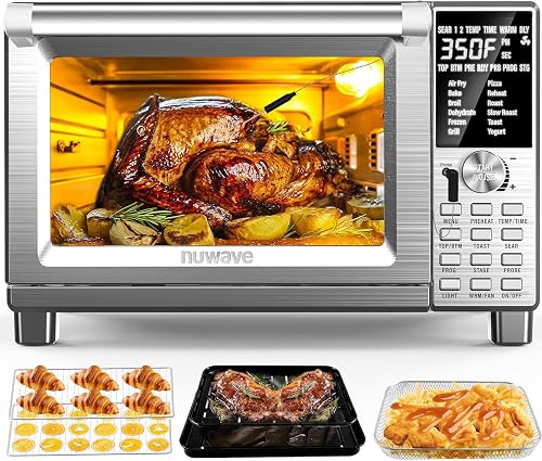 Nuwave Bravo Air Fryer Toaster Smart Oven, 12-in-1 Countertop Convecti — Our recommended pick for most buyers