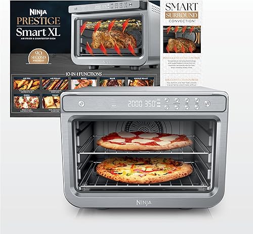 Ninja Air Fryer & Toaster Oven Combo | 10-in-1 Prestige Smart XL Count — Size, capacity and configuration compared