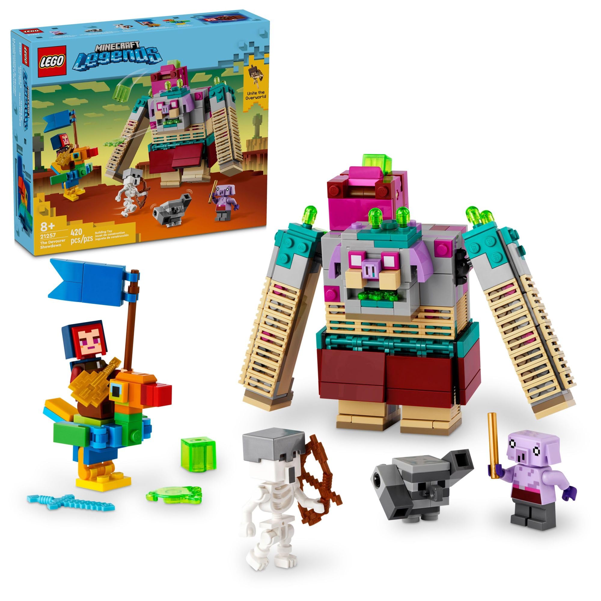 LEGO LEGO Minecraft Legends The Devourer Showdown Adventure Set, Minec — Design and materials in detail