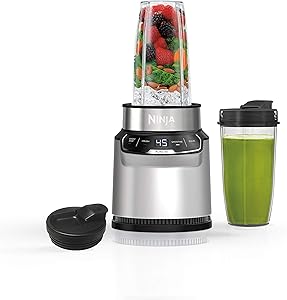 Ninja Nutri-Blender Pro with Auto-iQ | For Smoothies, Shakes, Frozen Drinks, Salsa, Dips |